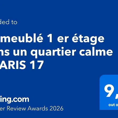 Appartement T2 Meublé 1 Er étage Dans Un Quartier Calme à 17 *