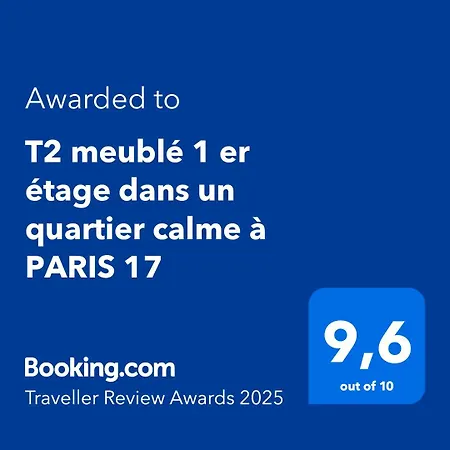 T2 Meuble 1 Er Etage Dans Un Quartier Calme A 17 Parigi